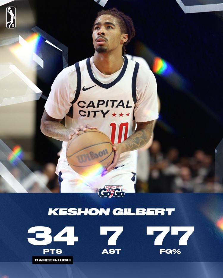 开云-美记：老鹰与后卫凯申·吉尔伯特签下一份双向合同